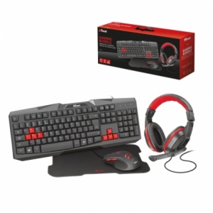 TECLADO TRUST 22312 KIT GAMING ZIV